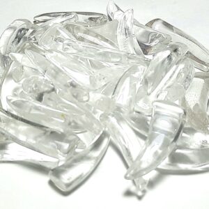 Crystal Quartz Nail Cabochons: Mixed Size Gemstone Jewelry,earing,pendent,healing, Gift.