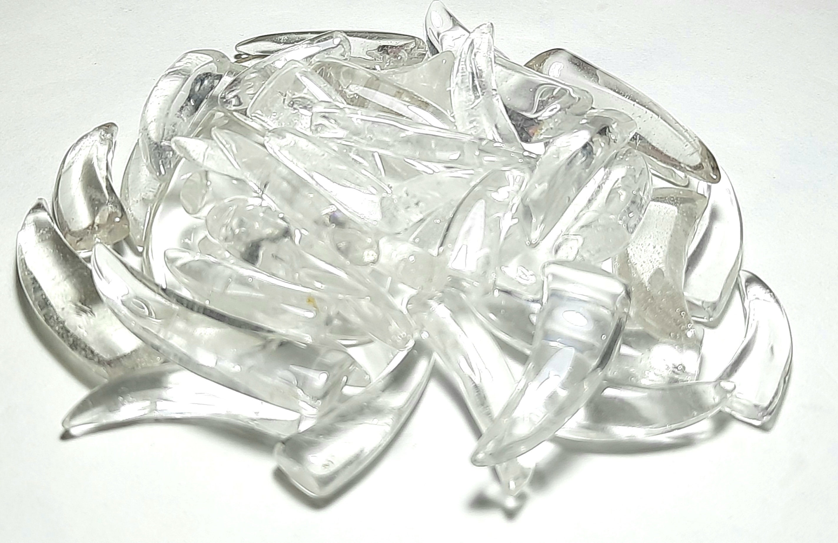 Crystal Quartz Nail Cabochons: Mixed Size Gemstone Jewelry,earing,pendent,healing, Gift.