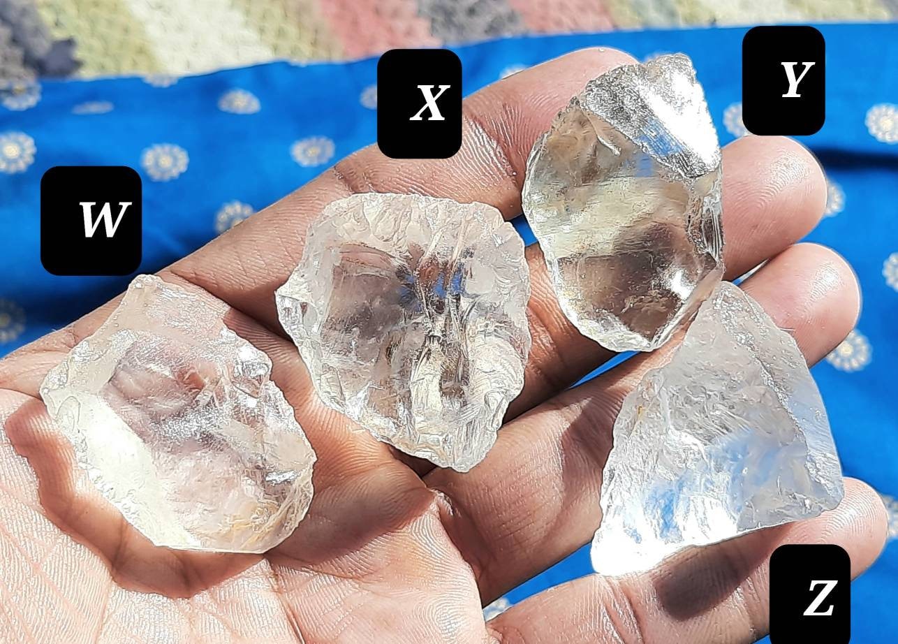 Crystal Quartz Rough Gemstone:crystal Slice,slab,raw For Jewelry,chakra Balancing,healing,cabochon,faceted,art,bead,carving,reiki,birthstone