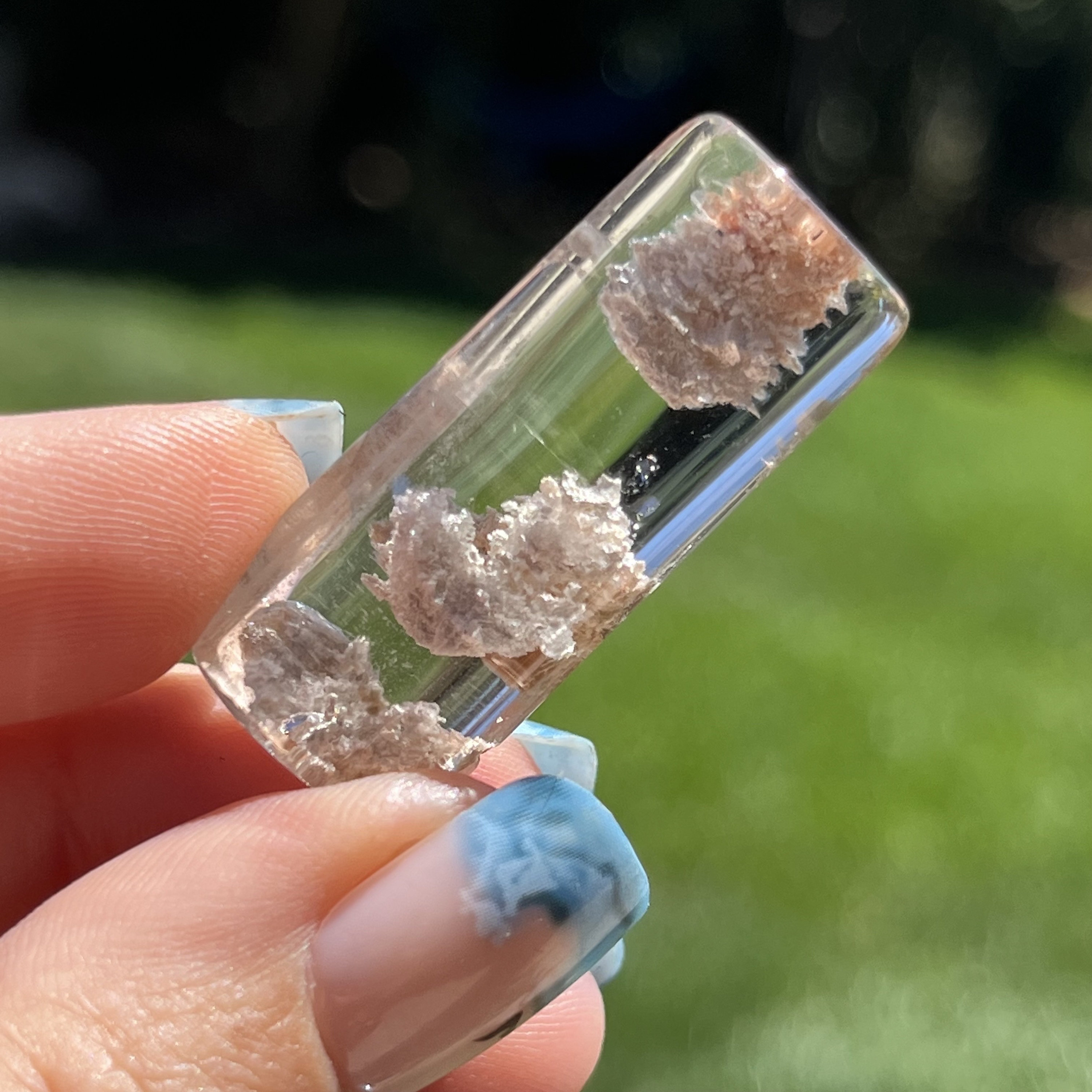 Dream Quartz Gemstone | Garden Quartz Gemstone | Lodolite Chlorite Inclusions | Dream Quartz Cabs Cabochon Dream Quartz Gemstone | Garden Quartz Gemstone | Lodolite Chlorite Inclusions | Dream Quartz Cabs Cabochon