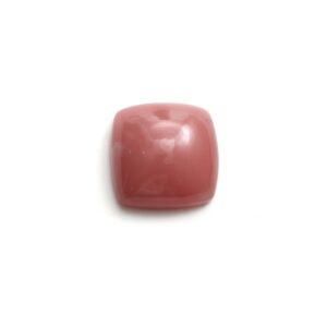 Guava Quartz Smooth Cushion Cabochon Loose Gemstone, 17x17 mm, Guava Quartz Cushion Jewelry Making Gemstone, Gift For Her, 1 Piece