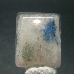 Papagoite & Ajoite In Quartz Cabochon From Messina S. Africa - 39.50 Carats - 25x21mm