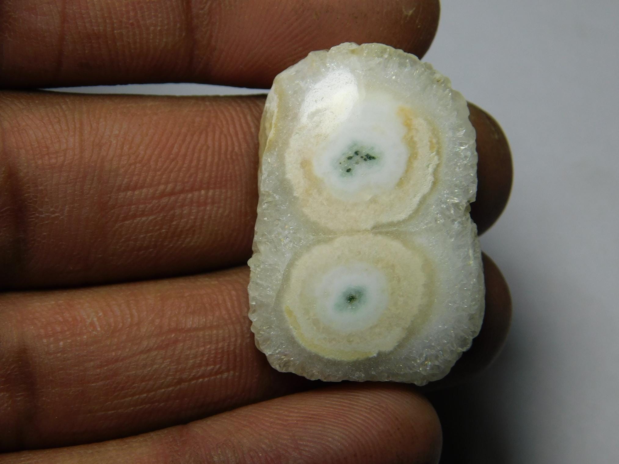 Solar Quartz Cabochon, Semi Precious Gemstone, 37cts