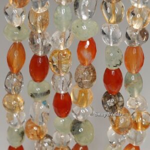 13x8-10x8mm Mix Quartz Gemstone Nugget Loose Beads 7.5 Inch Half Strand Lot 1,2,6,12 And 50 (90191083-b36-569)