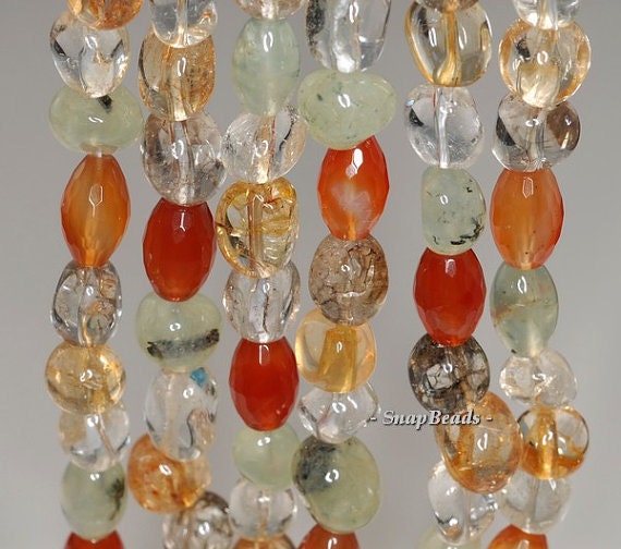 13x8-10x8mm Mix Quartz Gemstone Nugget Loose Beads 7.5 Inch Half Strand Lot 1,2,6,12 And 50 (90191083-b36-569)
