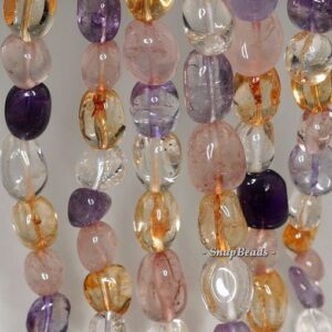 17x10-11x10mm Mix Quartz Gemstone Nugget Loose Beads 7.5 Inch Half Strand Lot 1,2,6,12 And 50 (90191093-b37-573)