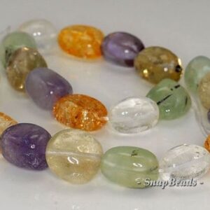 18x11-10x9mm Mix Quartz Gemstone Nugget Loose Beads 7.5 inch Half Strand LOT 1,2,6,12 and 50 (90144088-B38-576)