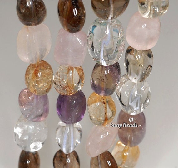 20x15-13x10mm Mix Quartz Gemstone Nugget Loose Beads 7.5 Inch Half Strand Lot 1,2 And 6 (90191094-b35-567) 20x15-13x10mm Mix Quartz Gemstone Nugget Loose Beads 7.5 Inch Half Strand Lot 1,2 And 6 (90191094-b35-567)