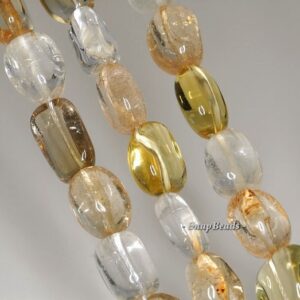 20x15-15x12mm Mix Quartz Gemstone Nugget Loose Beads 7.5 Inch Half Strand Lot 1,2,6,12 And 50 (90191068-b37-572)