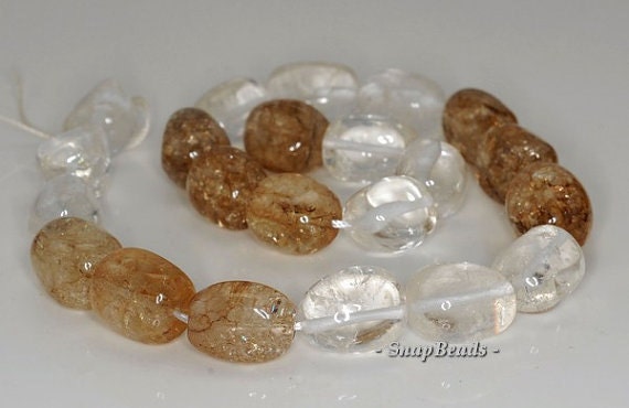 28x18-16x13mm Mix Quartz Gemstone Nugget Loose Beads 7.5 Inch Half Strand Lot 1,2,6,12 And 50 (90191079-b35-568)