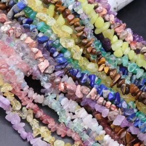 Natural Quartz Chip Nugget Beads,one Strand 15''