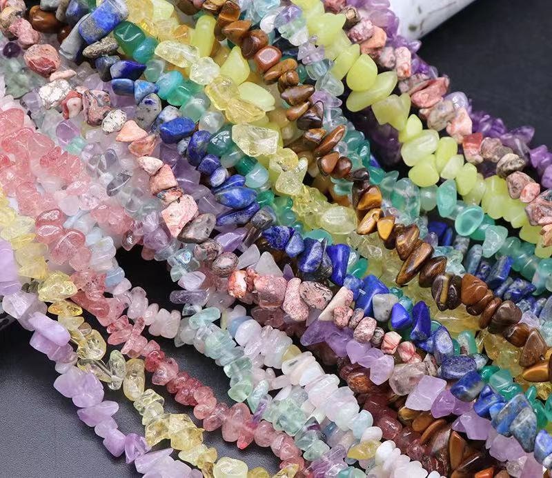 Natural Quartz Chip Nugget Beads,one Strand 15''