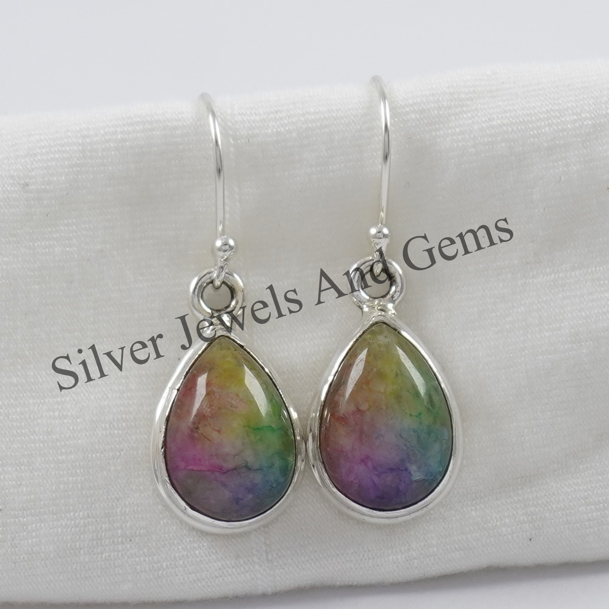 Solar Quartz Earrings, 925 Sterling Silver Earrings, Teardrop Quartz Earrings, Rainbow Gemstone Earring, Wedding Earring, Handmade Earrings Solar Quartz Earrings, 925 Sterling Silver Earrings, Teardrop Quartz Earrings, Rainbow Gemstone Earring, Wedding Earring, Handmade Earrings