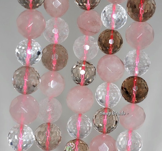 13-12mm Mix Quartz Gemstone Faceted Round Loose Beads 7 Inch Half Strand Lot 1,2 And 6 (90144100-b27-547) 13-12mm Mix Quartz Gemstone Faceted Round Loose Beads 7 Inch Half Strand Lot 1,2 And 6 (90144100-b27-547)
