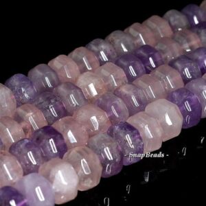 14x10mm Mix Quartz Gemstone Faceted Rondelle Loose Beads 7.5 Inch Half Strand Lot 1,2,6,12 And 50 (90144104-b32-560)