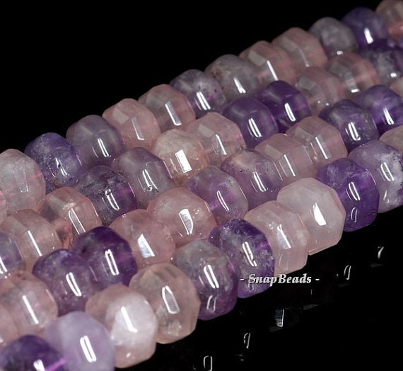 14x10mm Mix Quartz Gemstone Faceted Rondelle Loose Beads 7.5 Inch Half Strand Lot 1,2,6,12 And 50 (90144104-b32-560)
