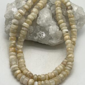 Chunky Quartz Crystal Beaded Necklace-20-22"-Adjustable