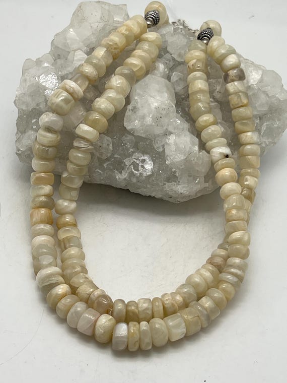 Chunky Quartz Crystal Beaded Necklace-20-22"-adjustable Chunky Quartz Crystal Beaded Necklace-20-22"-adjustable