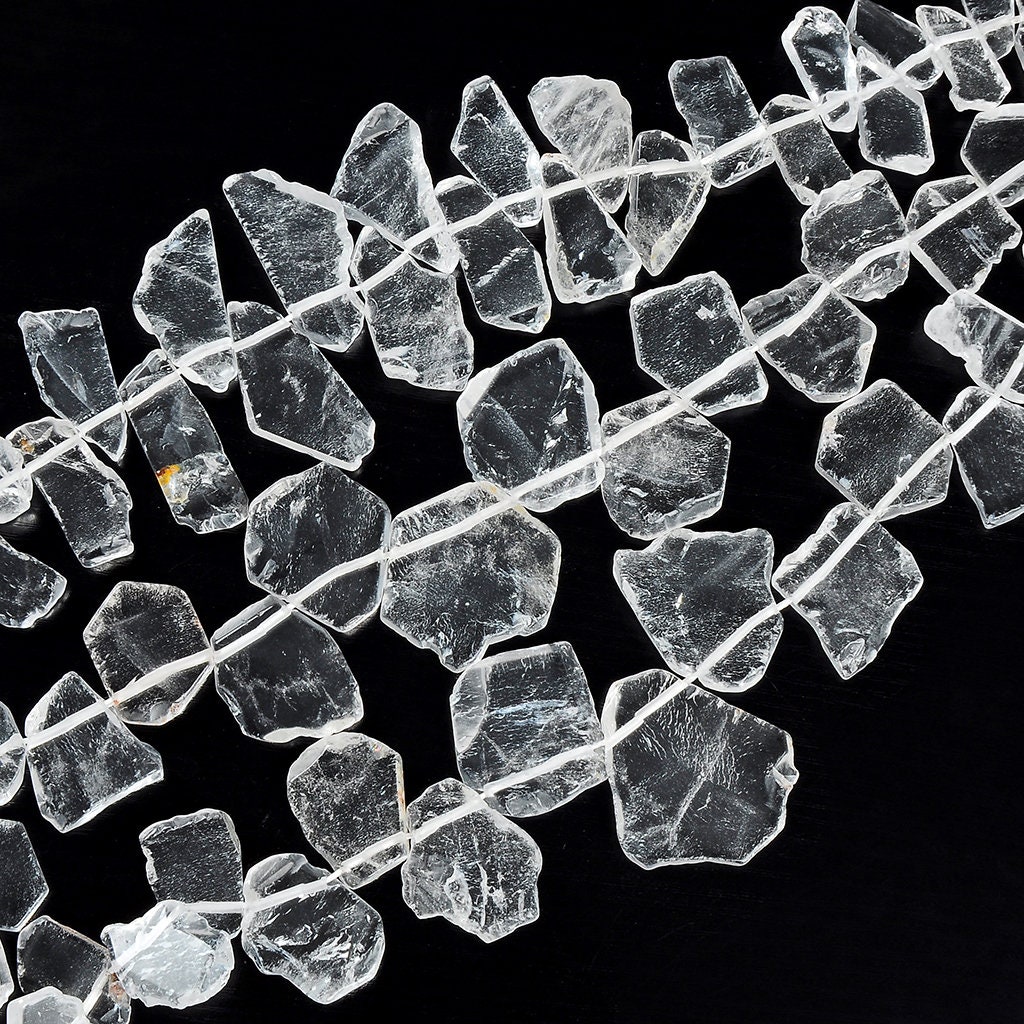 Full 15.7 Inch Natural Clear Crystal Quartz Beads.irregular Crystal Beads.bright Crystal Beads.fashion Necklace Crystal Beads. Full 15.7 Inch Natural Clear Crystal Quartz Beads.irregular Crystal Beads.bright Crystal Beads.fashion Necklace Crystal Beads.