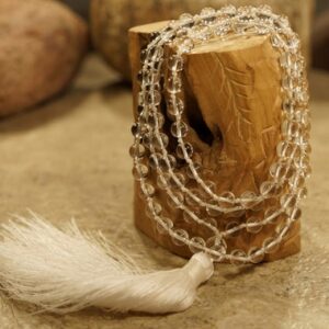 Quartz Mala • Spathik Mala • Clear Quartz Japa Mala • Quartz Aaa • 5mm • 6mm • 8mm • Amplifier Mala • Mala For Intentions • 3810b