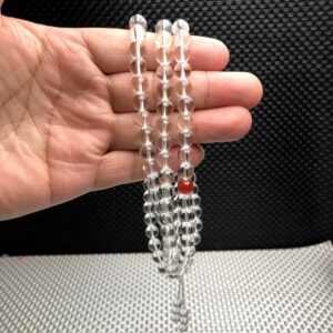 Natural Clear Quartz Crystal 108 mala beads,TOP Quality Himalayan Tibetan necklace saphtik nirvana,yoga,Meditate Reiki Healing Crystal Gift
