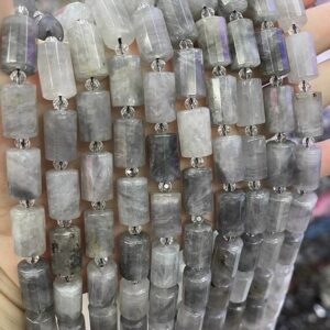 10×15mm Natural Devil Crystal Quartz Column Loose Beads,cylinder Quartz Diy Handmade Jewelry Making Beaded Accessories,15 Inches One Strand 10×15mm Natural Devil Crystal Quartz Column Loose Beads,cylinder Quartz Diy Handmade Jewelry Making Beaded Accessories,15 Inches One Strand