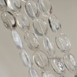 17x13mm Rock Crystal Gemstone Grade B Oval Loose Beads 16 Inch Full Strand (90144174-b3-506) 17x13mm Rock Crystal Gemstone Grade B Oval Loose Beads 16 Inch Full Strand (90144174-b3-506)