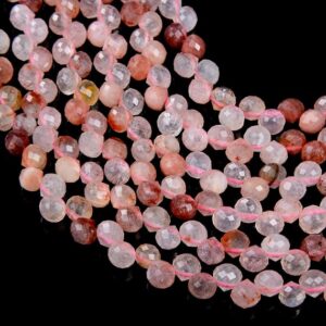Natural Red Hematoid Quartz Gemstone Grade AA Micro Faceted Briolette 6MM Loose Beads BULK LOT 1,2,6,12 and 50 (P8) Natural Red Hematoid Quartz Gemstone Grade AA Micro Faceted Briolette 6MM Loose Beads BULK LOT 1,2,6,12 and 50 (P8)