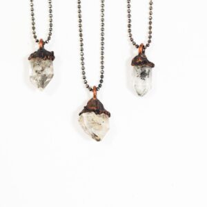 SALE Raw crystal  | Electroformed crystal  | Raw Anthraxolite sterling  | Rough quartz pendant | Raw gemstone jewelry