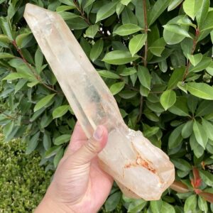 13.5"natural Large Quartz Crystal Points,rare Tibetan Rough Clear Big Quartz Points/double Terminated/unpolished Raw Crystal Gift