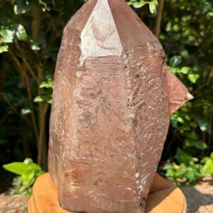 9.9 Lbs Natural Large Himalayan Skeletal Hematite Quartz Single Crystal Point/fire Skeleton Knife Crystal/red Stone/special Gift-4450 G