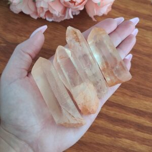 A+ Extra Large Raw Quartz Points, Choose Quantity, 2.5" - 5" Brazilian Quartz Crystals for Crafts or Crystal Grids