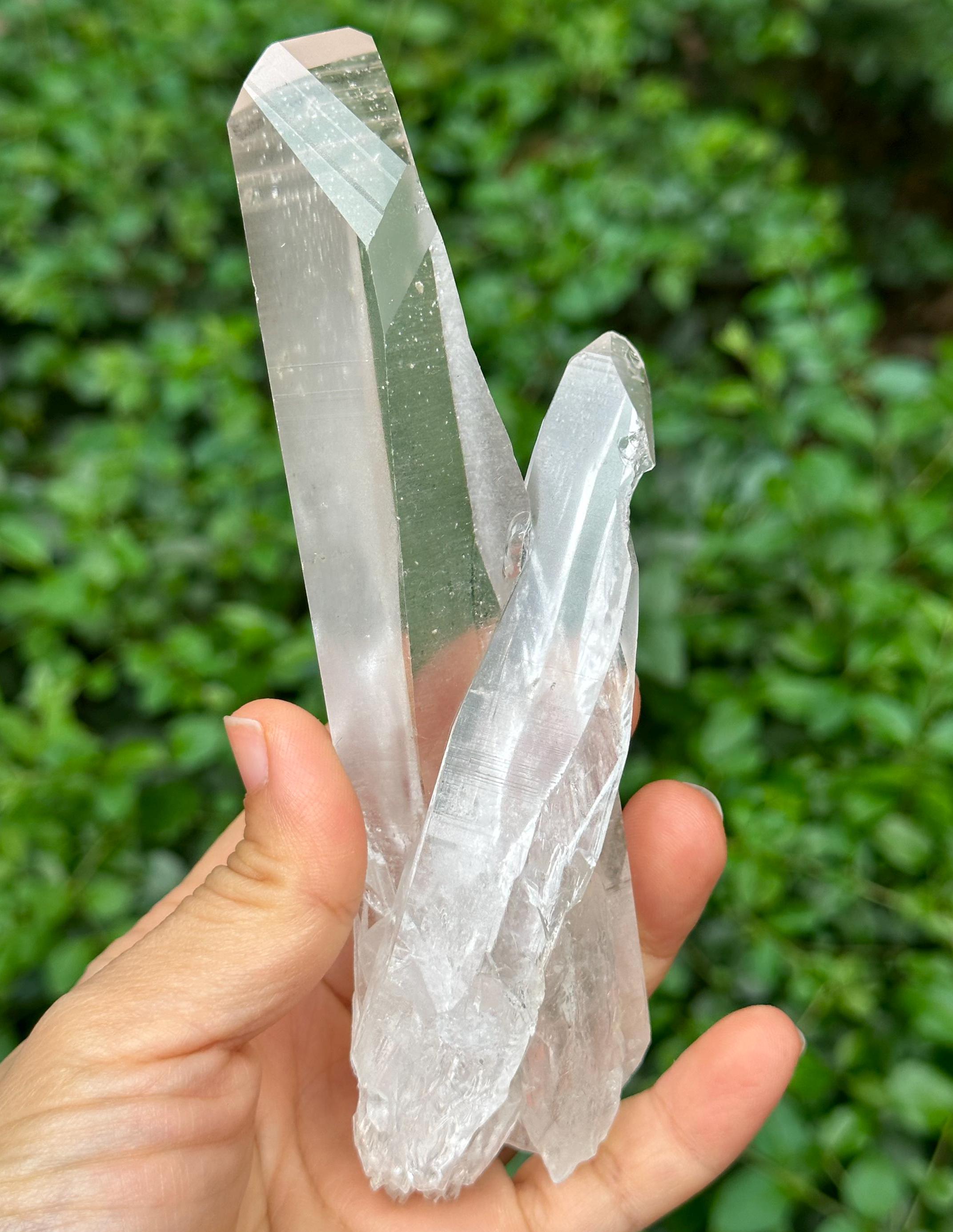 Brazil Lemurian Seeds Time Links Quartz Twins Crystal Point/akashic Striation/healing/meditation/special Gift-238 G Brazil Lemurian Seeds Time Links Quartz Twins Crystal Point/akashic Striation/healing/meditation/special Gift-238 G