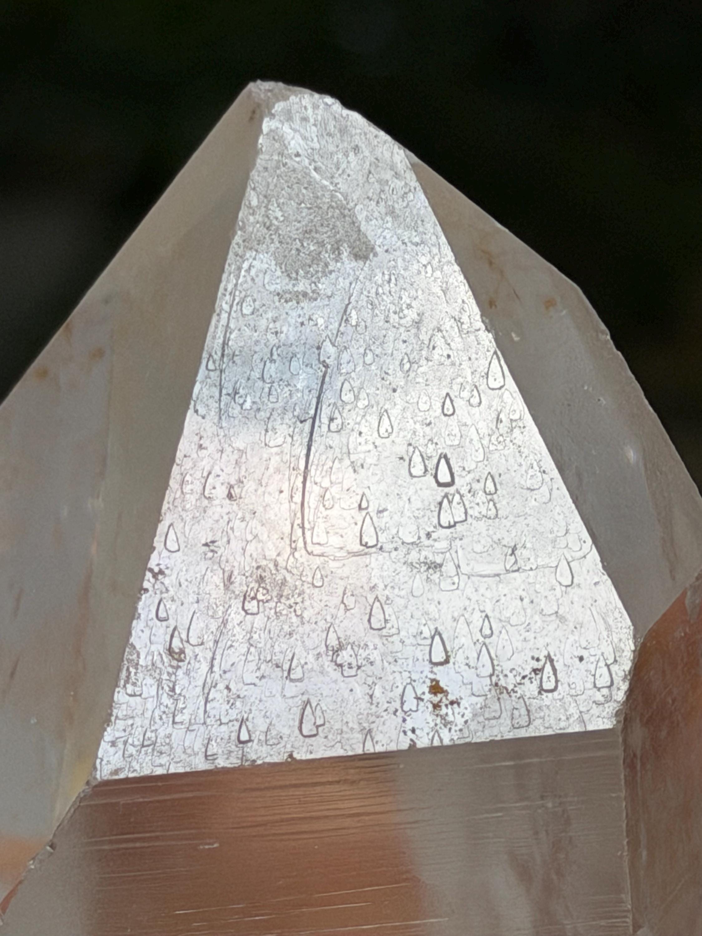 Clear Himalayan Record-keeper Quartz Crystal/generator Isis Quartz Crystal/collection/meditation/reiki/chakra/zen-788 G