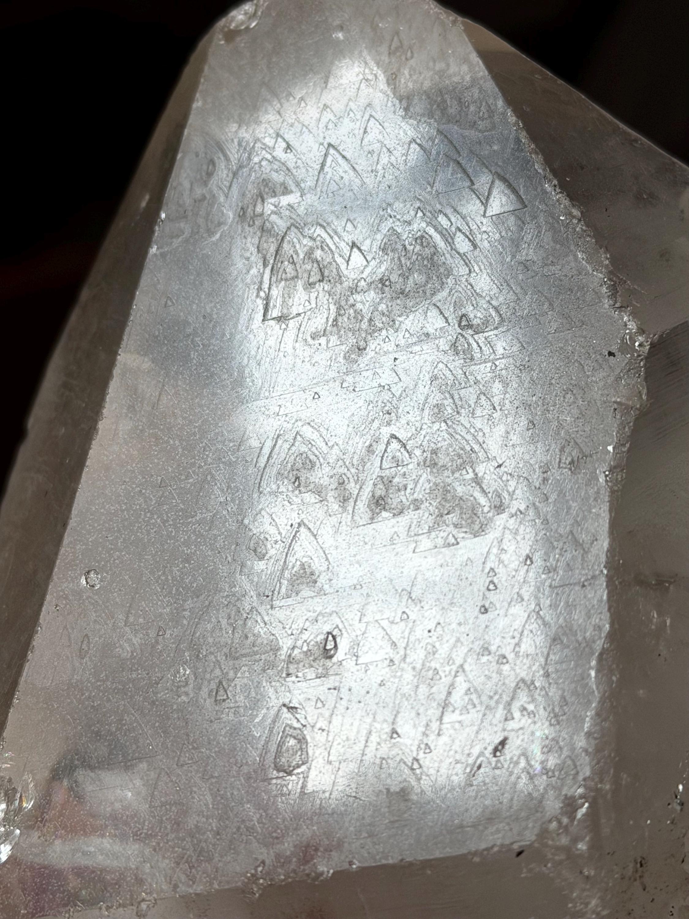 Clear Himalayan Record-keeper Quartz Rainbow Crystal/generator Quartz Crystal/collection/meditation/reiki/chakra/zen- 1346 G