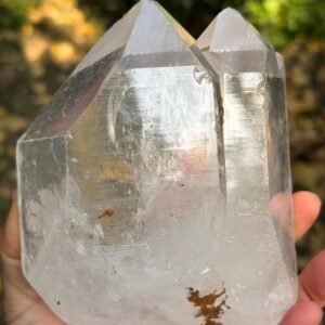 Clear Twins Himalayan Record-keeper Quartz Rainbow Crystal/generator/collection/meditation/reiki/chakra/zen-1125 G