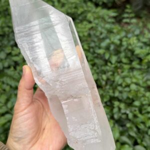Double Terminated Muzo Lemurian Quartz/laser Knife Crystal/akashic Striation/meditation/energy /reiki-1246 G