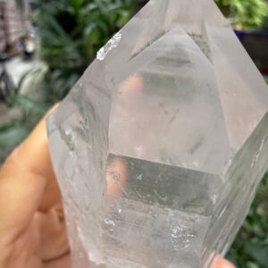 Rare Record Keeper Lemurian Quartz Crystal Point With White Phantom Pyramid/generator Channeling Crystal/collection/meditation/chakra-1109 G