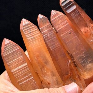 You Pick!rare Natural Laser Hematite Lemurian Quartz Crystal/red Hematite Quartz/tangerine Crystal/meditation Wand/jewelry Making