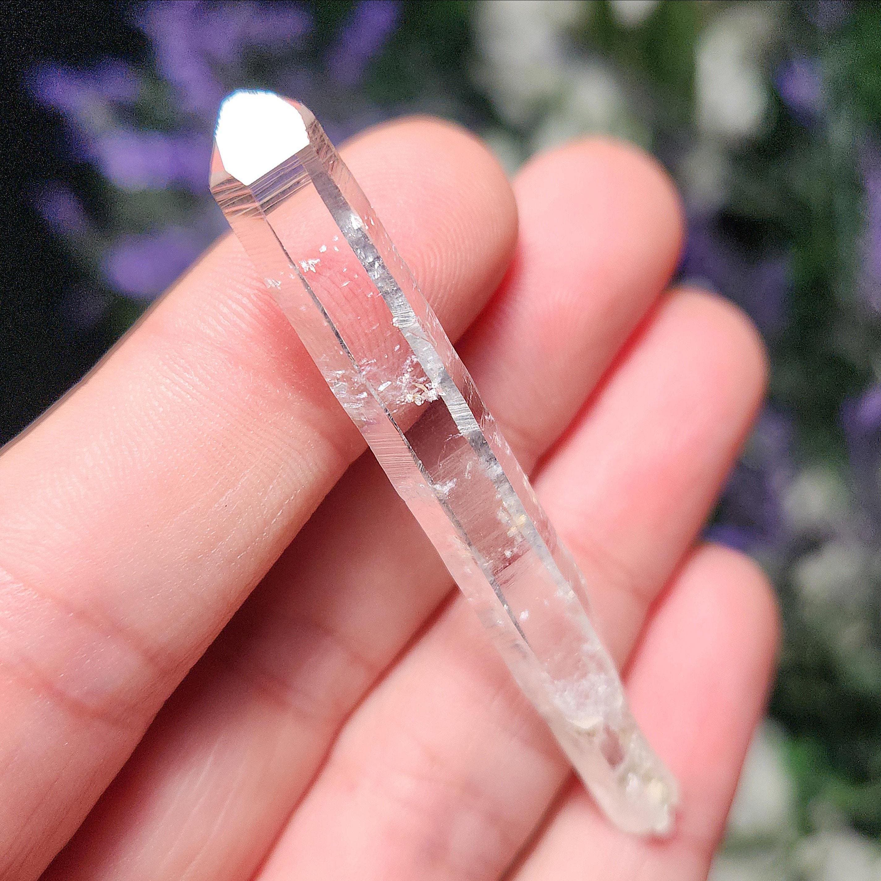 Raw Quartz, Angel Chiming Stone: Colombian Star Seed Crystal - Striated Quartz Raw Quartz, Angel Chiming Stone: Colombian Star Seed Crystal - Striated Quartz