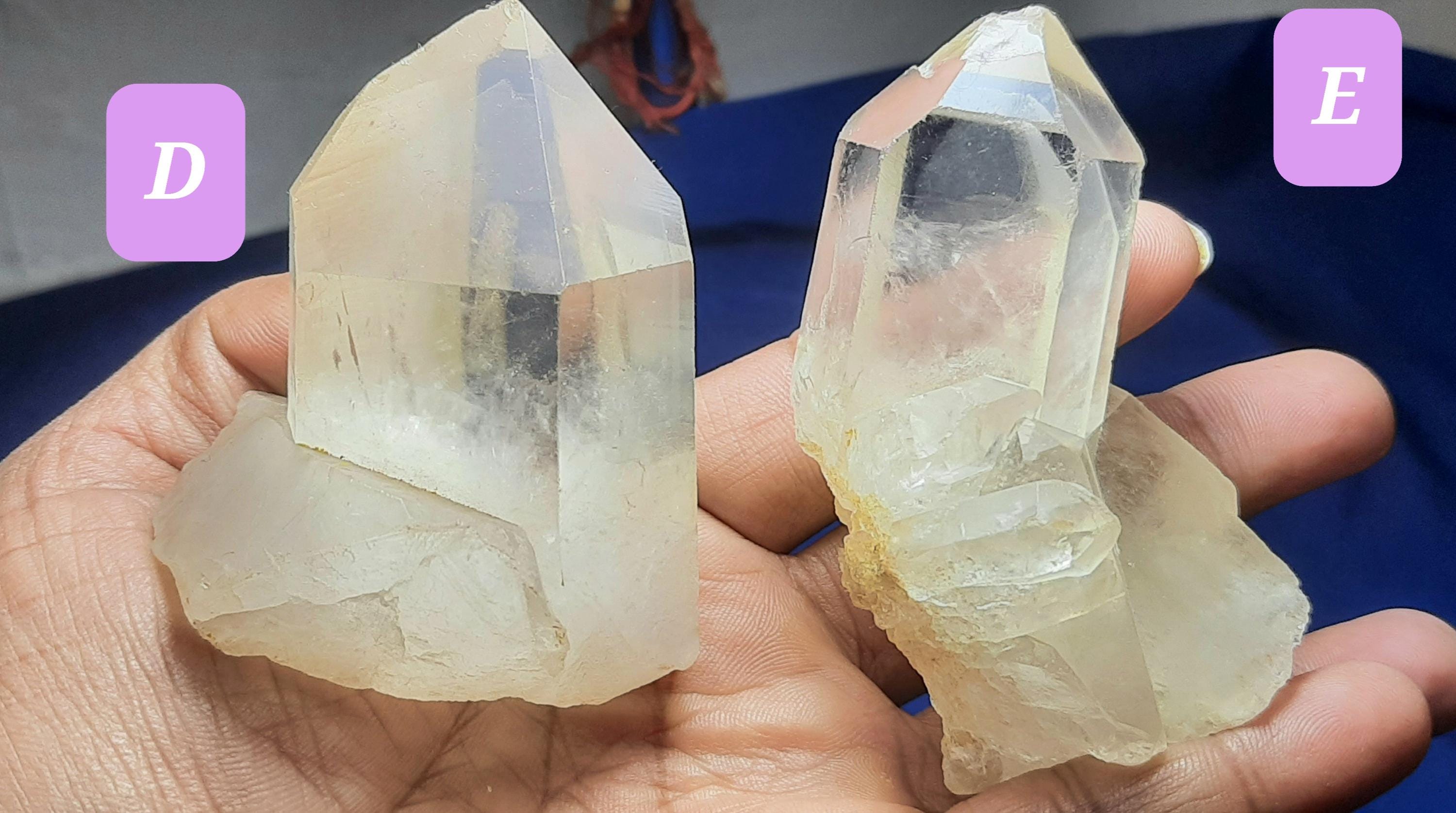 Raw Clear Quartz Crystal Cluster, Healing Stone