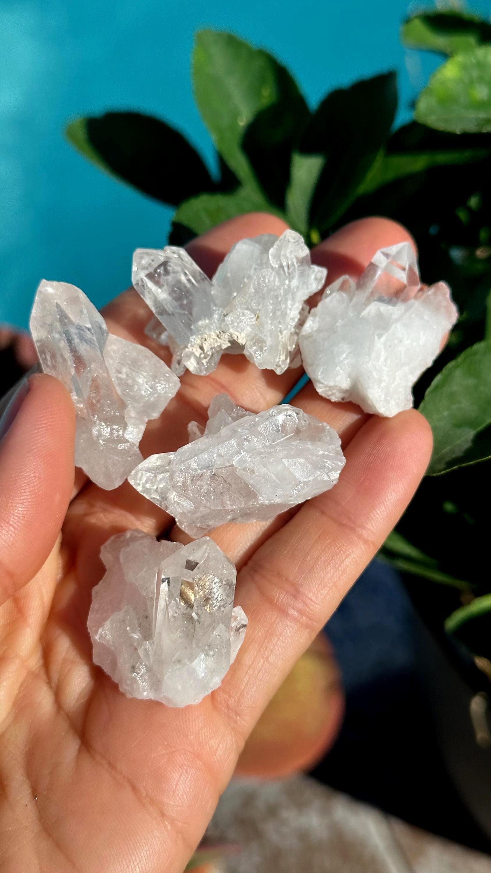 Raw Clear Quartz Crystal Cluster, 1 Inch Raw Clear Quartz Crystal Cluster, 1 Inch