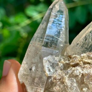 Clear Himalayan Mosaic Laser Crystal Cluster/Castle Quartz Crystal/Energy/Reiki/Healing/Meditation/Crystal Collection -95 g