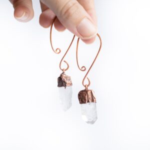 Raw Crystal Ornament | Quartz Crystal Ornament | Raw Crystal Christmas Ornament | Quartz Holiday Decoration | Natural Holidays