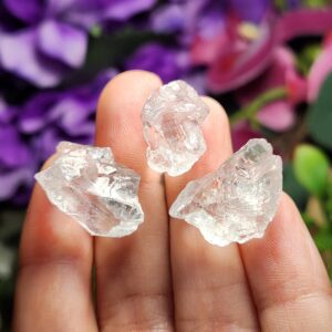 Etched Quartz Specimen, Seed Crystal - Raw Clear Quartz Stone