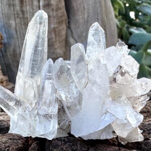 Faden Quartz Cluster: Healing Crystal, Astral Travel Stone