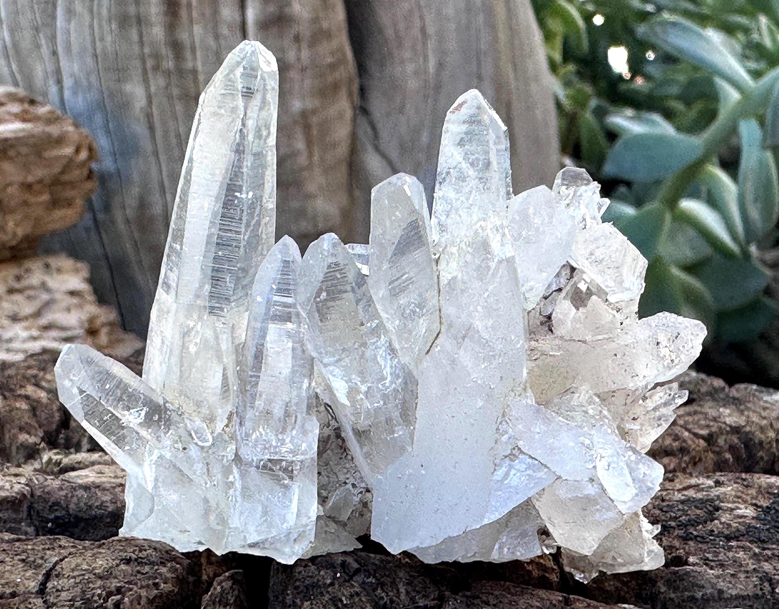 Faden Quartz Cluster: Healing Crystal, Astral Travel Stone Faden Quartz Cluster: Healing Crystal, Astral Travel Stone