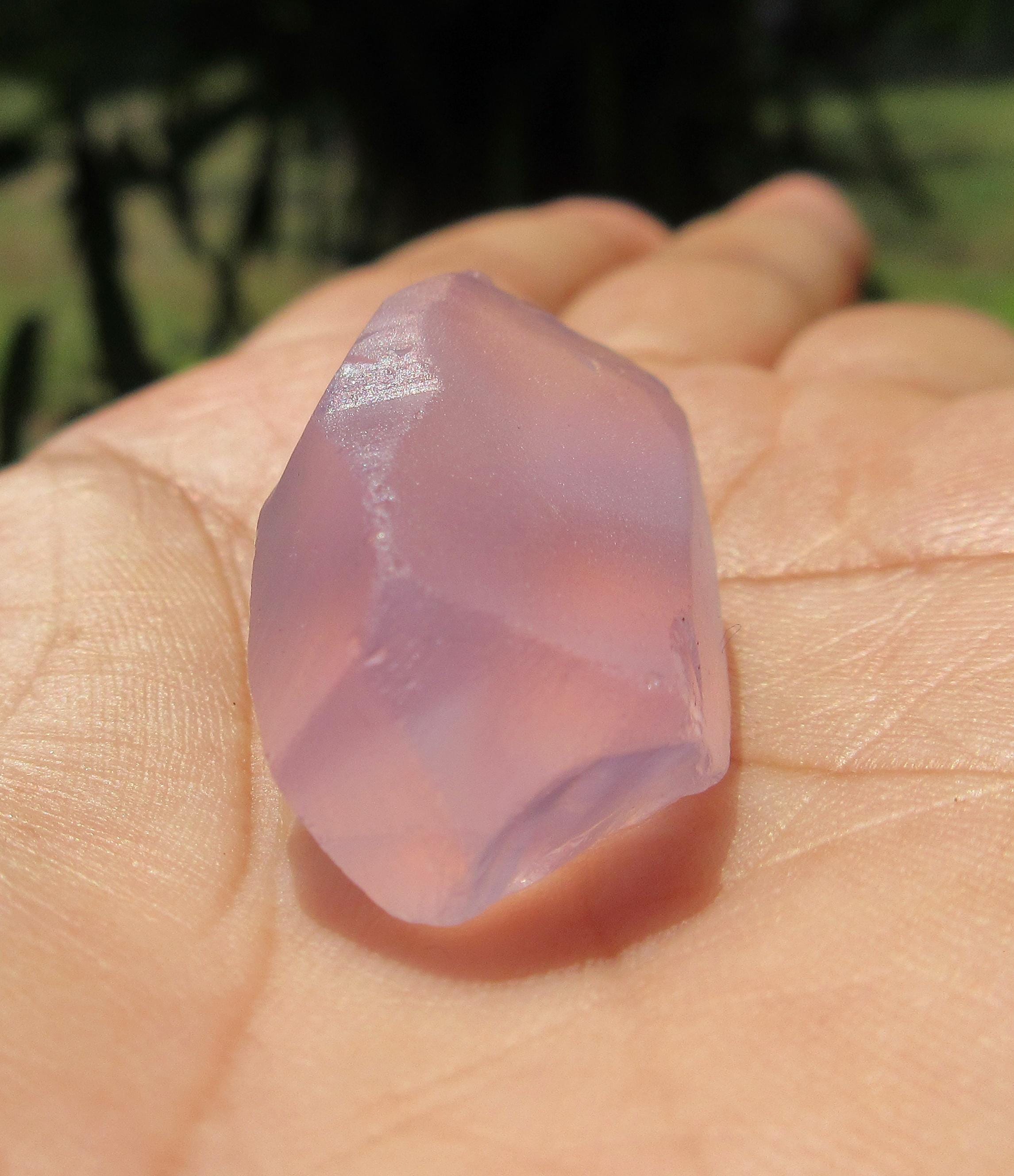 Lavender Quartz Raw Natural Crystal Piece. 47.75 Crt. Healing Crystal.