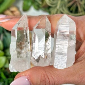 Lemurian | 11-28g | - No. 845 (raw Clear Crystal Specimen, Crown Chakra, Healing Stone, Balance)