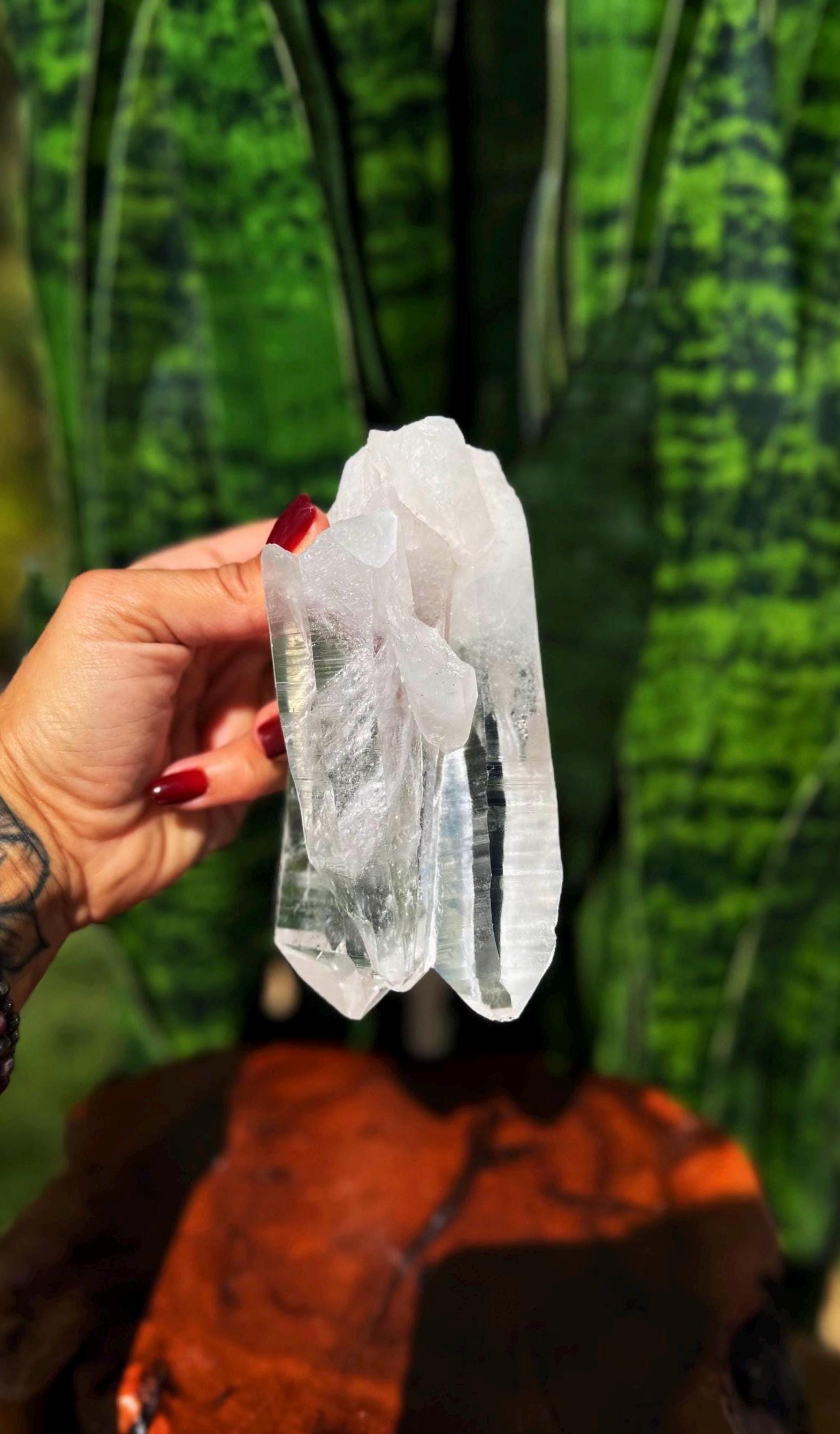 Lemurian Quartz Crystal Cluster - Large Lemurian Seed Crystal Lemurian Quartz Crystal Cluster - Large Lemurian Seed Crystal